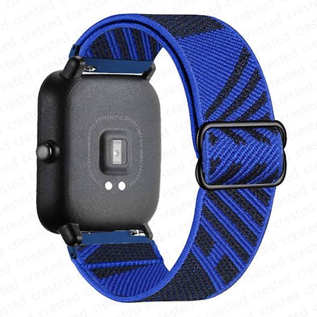 20 mm/22 mm bånd for Amazfit Gts 4//2/2e/3/gts2 Mini/gtr 4/3/pro/gtr2/47 mm/stratos Nylon elastisk klokkearmbånd Amazfit bipsrem
