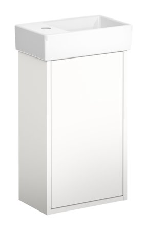 Gustavsberg Artic Small GB71ACVC34TM01R Kommodpaket vit/vit, 36 cm, höger Vit/vit, Badrum