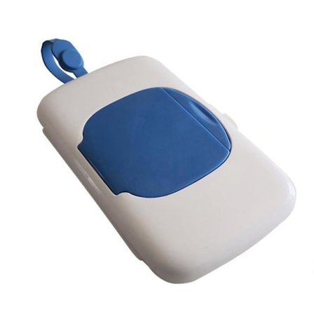 Bærbar våtserviettboks, våtserviettdispenser, etui i plast til baby, for utendørs og reisebruk