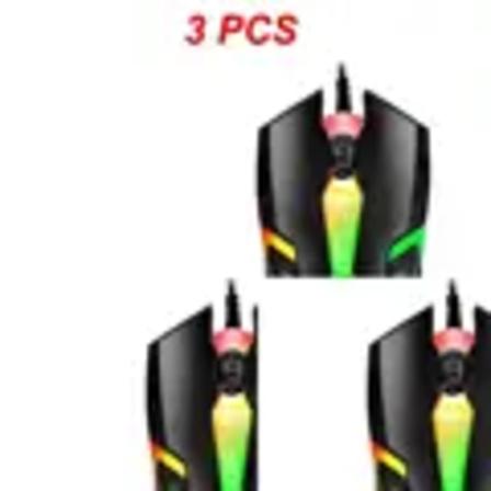 1/2/3PCS Luminous Mus 3D 3 Knappar USB Möss Trådbundna 1.4M Bakgrundsbelyst Mus Konkurrenskraftiga Spelmöss Med RGB Bakgrundsbelysning för Notebook 