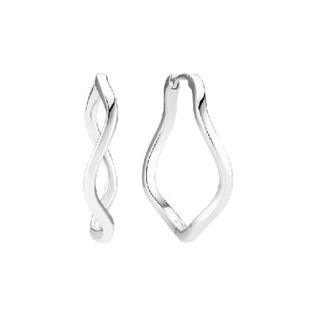 Sif Jakobs Jewellery Ellera Waves X-grande Earrings Örhängen Dam Silver XL