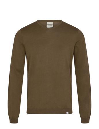 Bs Luz Stickad Tröja V-krage Brun Bruun & Stengade