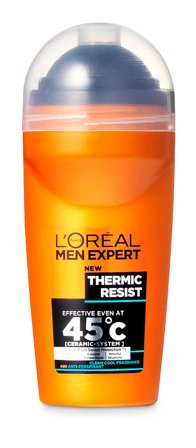 L'Oréal Paris Men Expert DeoThermic Resist Deo Roll-On 50 ml, Parfumer & Dufte, Til Ham, Deodorant