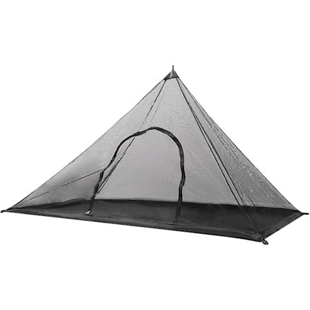 ISAGAPOY Camping Myggnät Tält med Bärväska, Bug Net för Camping Säng, Kompakt och Lätt, Camping Insektnät