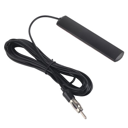Ant-309 Universal Bil FM Radio Antenn Patch Antenn Vindrutefäste 5m Kabel (FMY)
