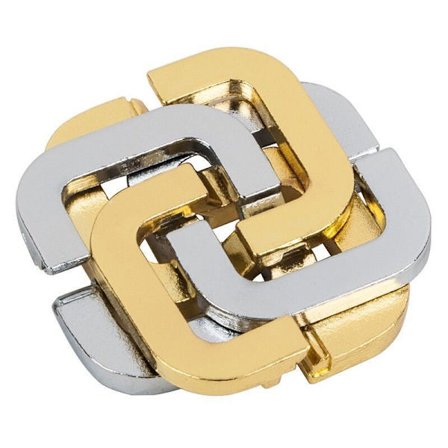 Pusselhjärngymnastik, Clover IQ Pussel Leksak Metall 3D Lås Pussel