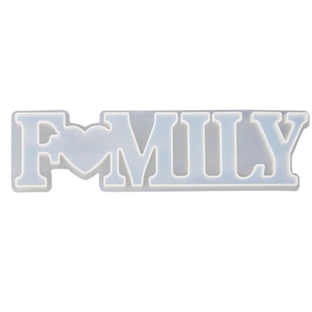 Bokstäver Resin Form Kärlek Hem Familj Skylt Resin Gjutform Epox