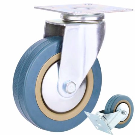 Möbelhjul 100 mm - Rullhjul i metall, tyst