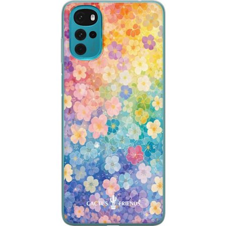 Yhteensopiva Puhelinkuori Motorola Motorola Moto G22 Cactus and Friends – RainbowBloom