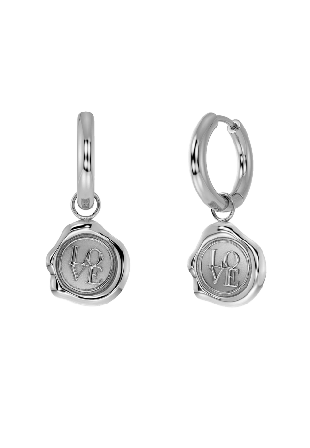 Edblad Holly Hoops Steel Smycken & klockor Dam Grå ONESIZE