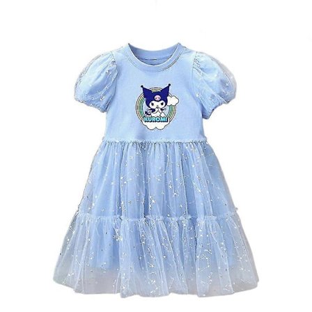 Sanrio Kuromi Prinsessamekko Tyttöjen Kesän Syntymäpäiväjuhliin Lahja Ikä 3-8 Vuotta [HK]