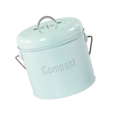 3L Kompostbeholder for Benkeplate Innendørs Med Lopp Kompostbøtte Enkel