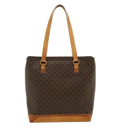 Celine Vintage, Pre-owned Leather Tote Bruin, Dames, Maat:ONE Size,leer