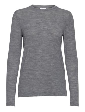 Jacobe - Light Wool Langærmet T-shirt Grå Day Birger Et Mikkelsen