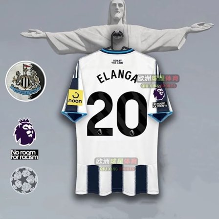 25-26 Newcastle United Hjemmefotballdrakt Nr. 20 Elanga