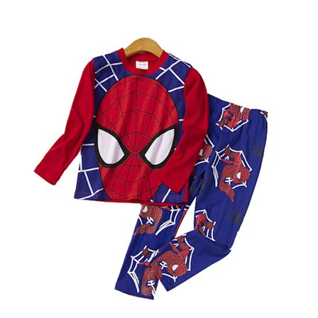 Pojkar Långärmad Spiderman Pyjamas Set