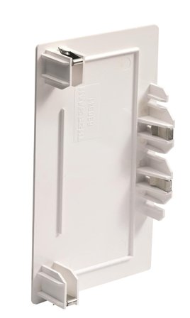 Schneider Electric 5590232 Ändstycke 20 x 72 mm, vit, Installationsmaterial