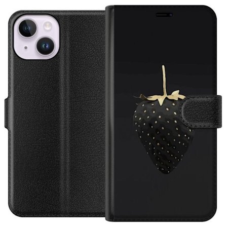 Yhteensopiva Lompakkokotelo Apple iPhone 14 Ylellinen Mansikka