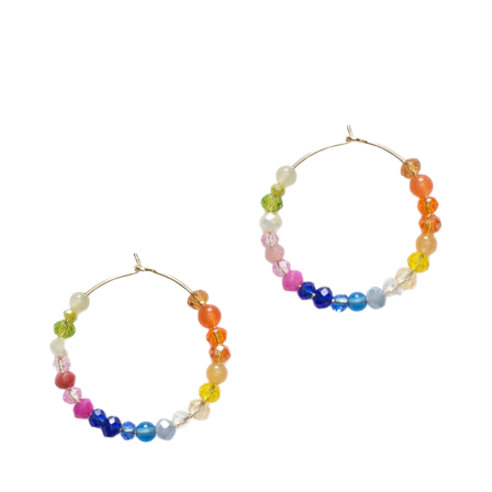 Anni Lu Gili Hoop Ringar Dam Guld ONESIZE