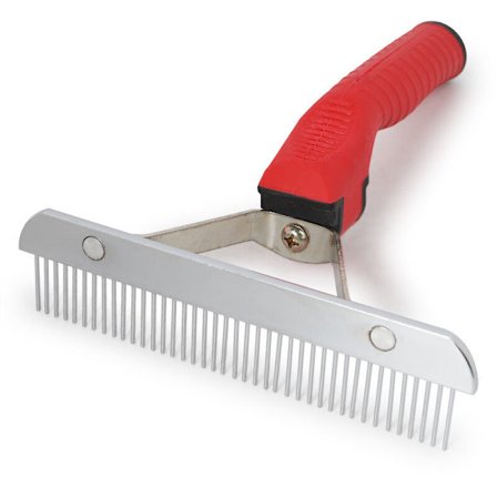 Extra stor kam för husdjur, borste för pälsvård, verktyg för att ta bort tovor, skönhetskam för stora hundar, golden retriever, husky, schäfer