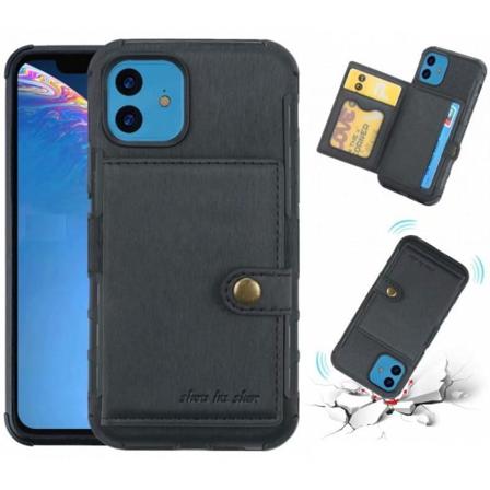Iphone 12 Stöttåligt Skal Med Kortplats 4-fack Streetwise V3 Svart