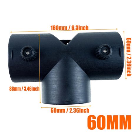 60mm 75mm Ventilklaff Justerbar Luft Dieselvarmer Ventil Kanalforgrener Eksosrør Utløpskobling For Bil