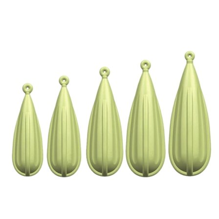 Fiskeövningspluggar Slitstarka Kastpluggar för Lekplats Gård Gräsmatta Orange 5st-Perfet