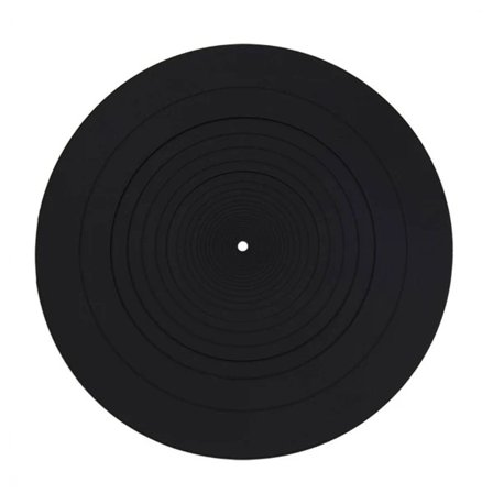 12" Kumisilikoni Levylautasmatto Kaikille LP Vinyylilevysoittimille