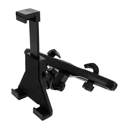 Stöd för surfplatta - Akashi - Montering av nackstöd - Rotativ 360° - Bredd 90-170 mm - Svart