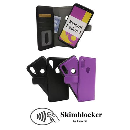 Skimblocker Magnet Wallet Xiaomi Redmi 7 Lila