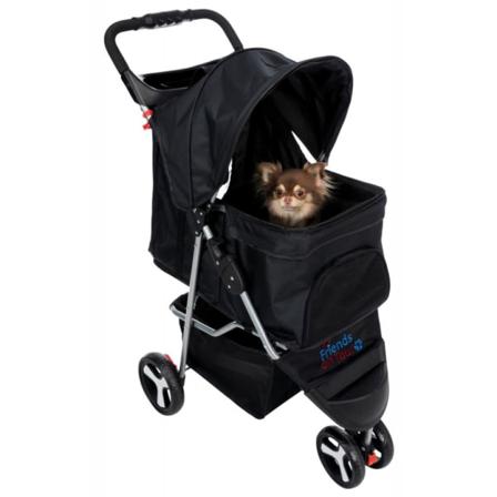 Trixie Hopfällbar Hund- Och Kattvagn Svart 28958 Svart
