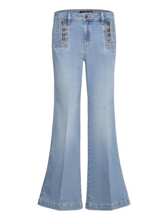 Lauren Ralph Lauren High-Rise Flare Sailor Jean - Blue - 42