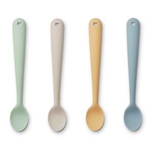 Liewood 4-Pack Dusty Mint Multi Mix Siv Spoons One Size - Tableware - One size - Green - Mädchen
