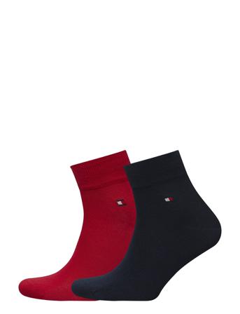 Th Men Quarter 2P Nilkkasukat Lyhytvartiset Sukat Punainen Tommy Hilfiger