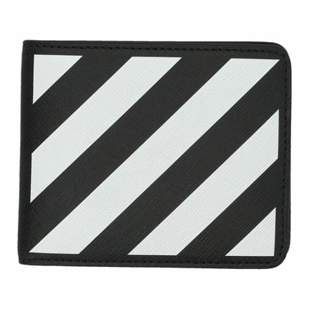 Off White, Wallet Omnc 051C99Lea 001 Czarny, Mężczyzna, Rozmiar: ONE Size