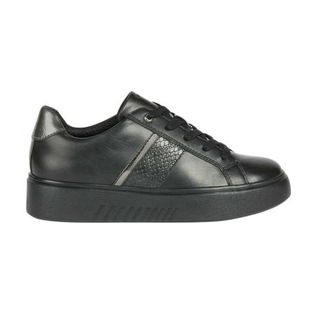 Geox, Nhenbus Flats Zwart, Dames, Maat:37 EU