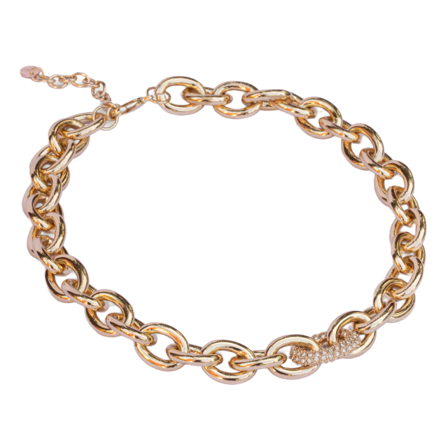 pfgSTOCKHOLM St Tropez Halsband Dam Guld ONESIZE