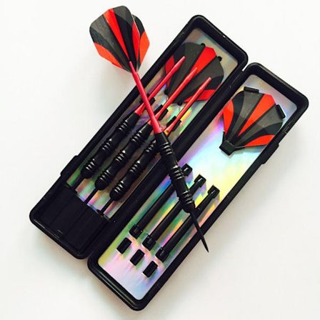 3 stk. Box Pack Aluminium Stang Match Darts Pin- Type Darts Bærbar N