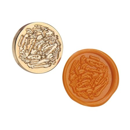 Forsegling Kobberhode voksforseglingsstempel 8 8