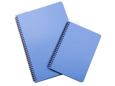 Anteckningsblock PP A5 90blad linjerat blå - Lyreco - Kontorsmaterial - Block och anteckningsböcker - Anteckningsblock