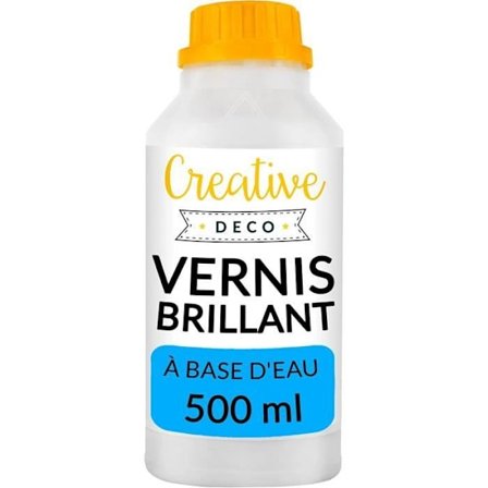 Lak - Creative Deco - Blank - 500 ml - Gennemsigtig og farveløs lak