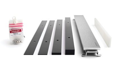 Jafo 7132679 Panel rustfritt stål 1200 mm, Innendørsavløp