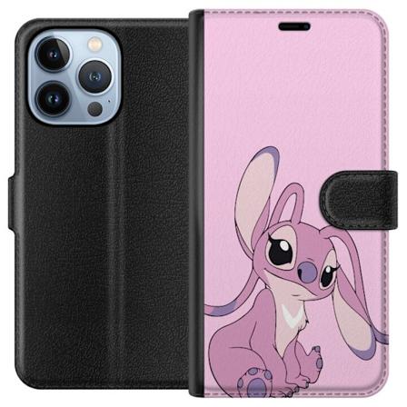 Apple iPhone 13 Pro Lommeboketui Stitch rosa