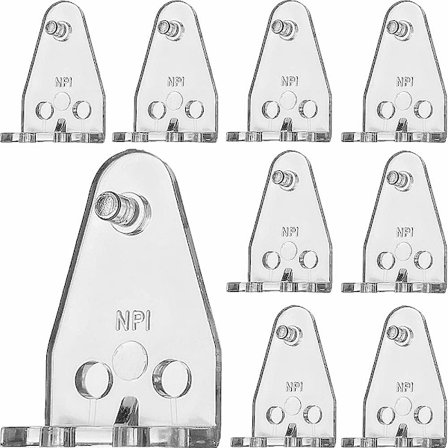 12 st Klämma för 1" Mini Persienner Nedre Skena Hållklämmor Genomskinlig PC På Faux Trä Persienner, Plisserade Persienner, Cellulära Persienner, 