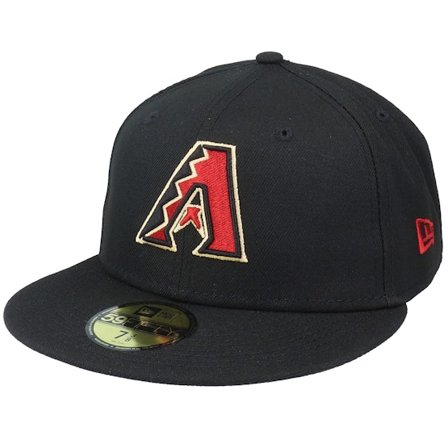 New Era - MLB - Black - fitted - Cap - Arizona Diamondbacks Authentic On-Field 59Fifty Black Fitted - Hatstore