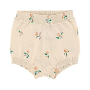 Kids - MarMar Copenhagen Pink Flower Pepa - Shorts - 80 cm - Beige