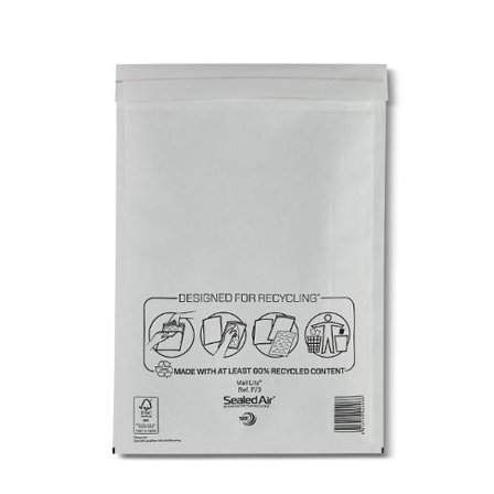SEALED AIR Bubbelpåse 220x330mm F/3 vit 100/fp - Lyreco - Emballage och lagerutrustning - Kuvert och postemballage - Bubbelpåsar