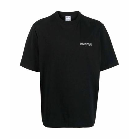 Marcelo Burlon Cmaa054C99Jer0011001 Cotton T-Shirt Sort, Herre T-shirts