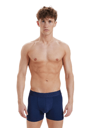 Resteröds Bambu, Boxer "gunnar", 3-pack, Bordeaux Kalsonger Herr Blå L