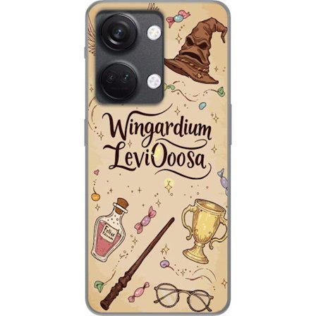 Kompatibelt Mobildeksel til OnePlus Nord 3 Harry Potter Wingardium Leviosa magiske ikoner trollstav Gullsnoppen Potter illustrasjon